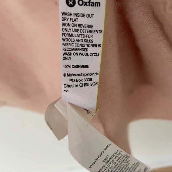 Autograph Marks & Spencer Pure Cashmere Cardigan in Light Pink size Small - Picture 5 of 8